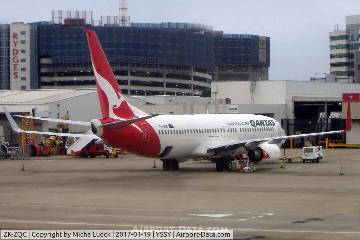 ZK-ZQC, 2009 Boeing 737-838 C/N 34202, At Mascot