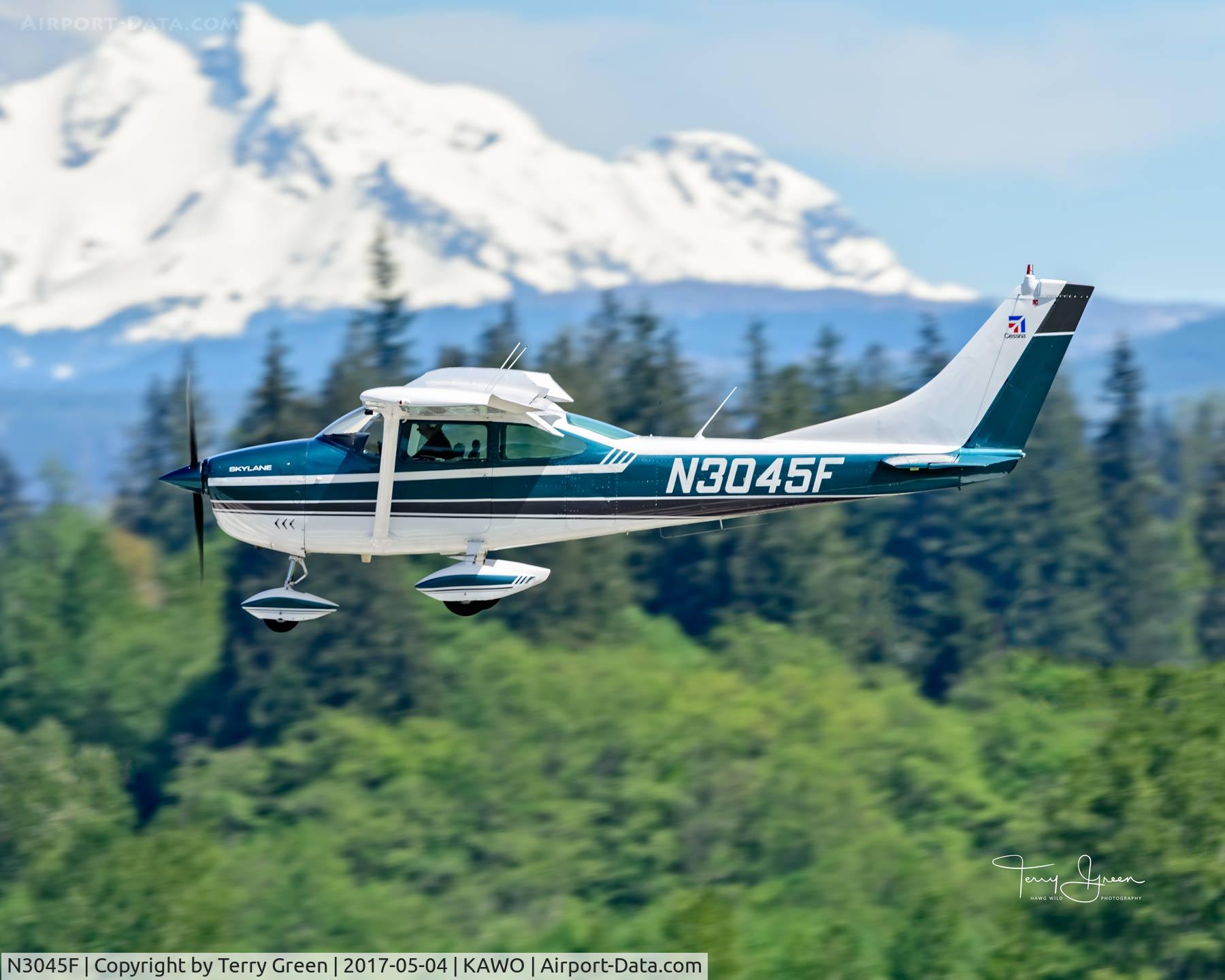 N3045F, 1966 Cessna 182J Skylane C/N 18257145, KAWO