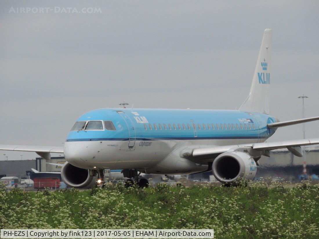 PH-EZS, 2010 Embraer 190LR (ERJ-190-100LR) C/N 19000380, KLM EMBREAR OVER QUEBEC