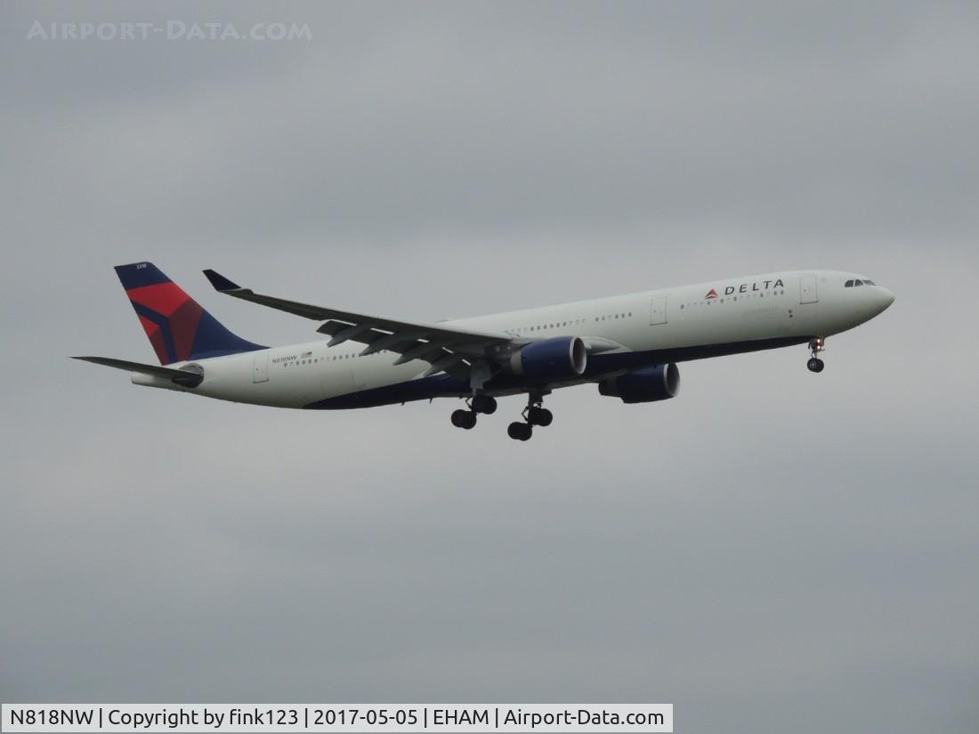 N818NW, 2007 Airbus A330-323 C/N 0857, A330 FINAL RUNWAY 36C