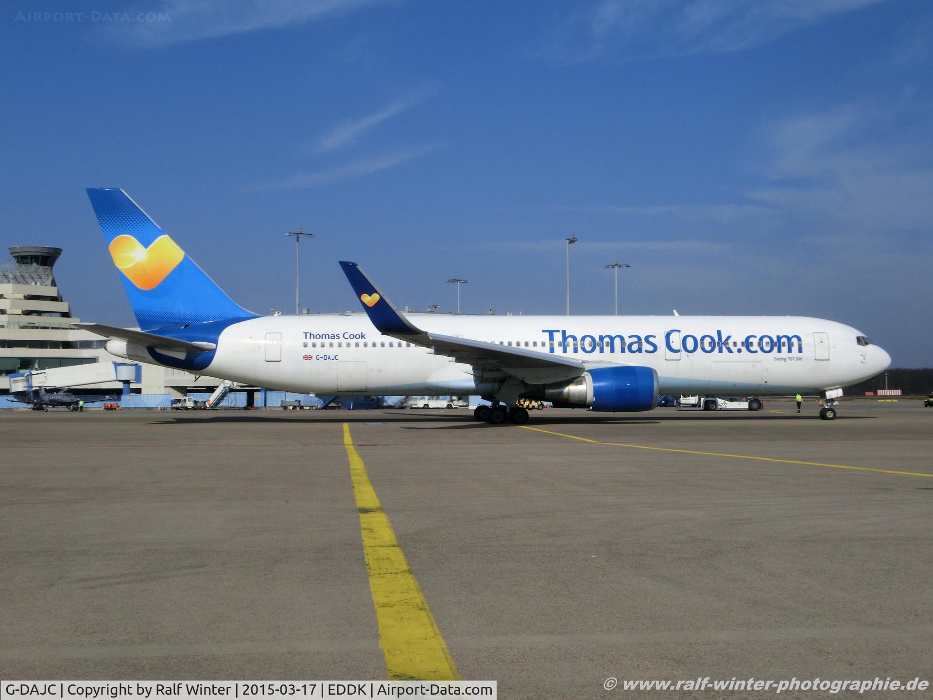 G-DAJC, 1994 Boeing 767-31K C/N 27206, Boeing 767-31KER - Thomas Cook Airlines - 27206 - G-DAJC - 17.03.2015 - CGN