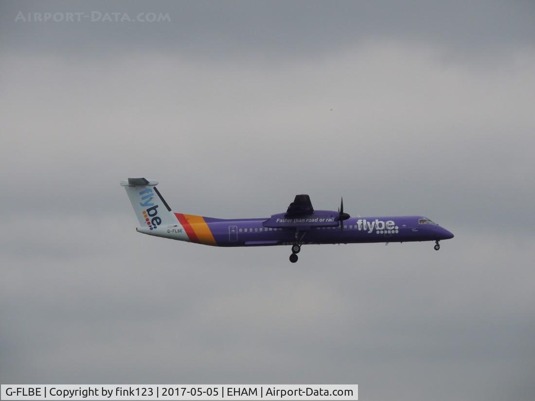 G-FLBE, 2009 De Havilland Canada DHC-8-402Q Dash 8 C/N 4261, DASH FINAL RUNWAY 36C