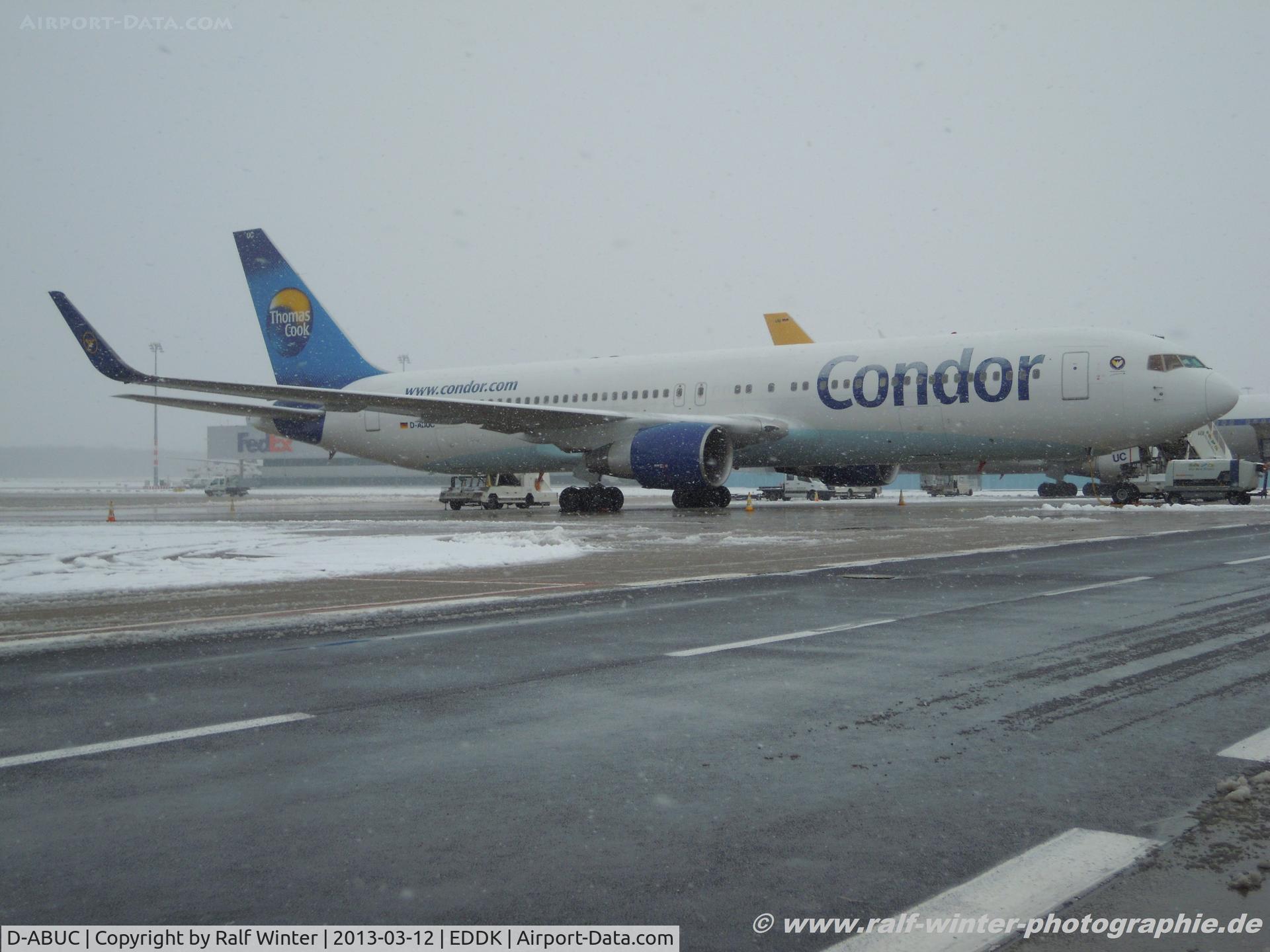 D-ABUC, 1992 Boeing 767-330/ER C/N 26992, Boeing 767-330ER - Condor - 26992 - D-ABUC - 12.03.2013 - CGN