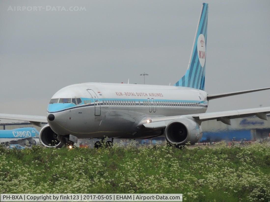 PH-BXA, 1998 Boeing 737-8K2 C/N 29131, KLM 737 RETRO OVER QUEBEC