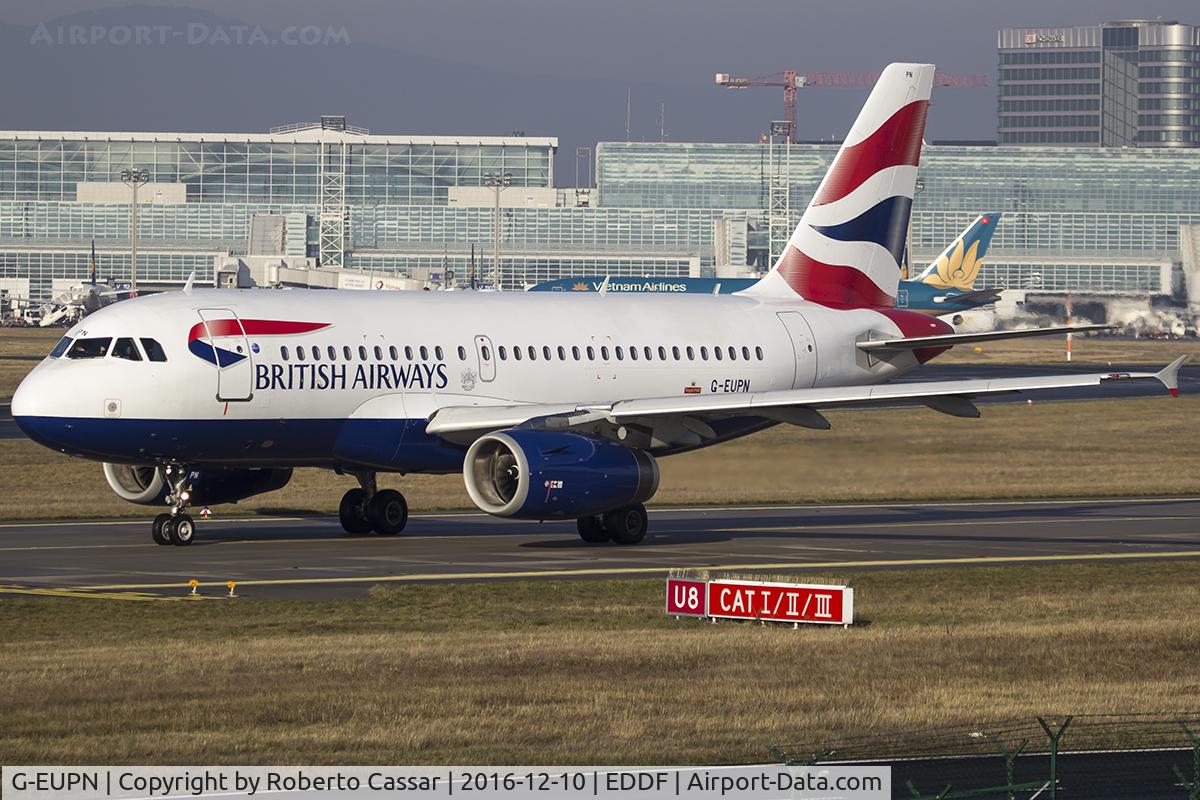 G-EUPN, 2000 Airbus A319-131 C/N 1261, Frankfurt 2016