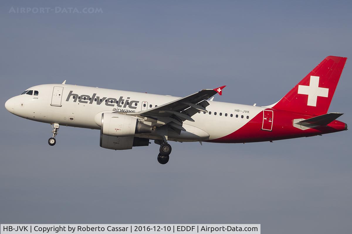 HB-JVK, 2003 Airbus A319-112 C/N 1886, Frankfurt 2016