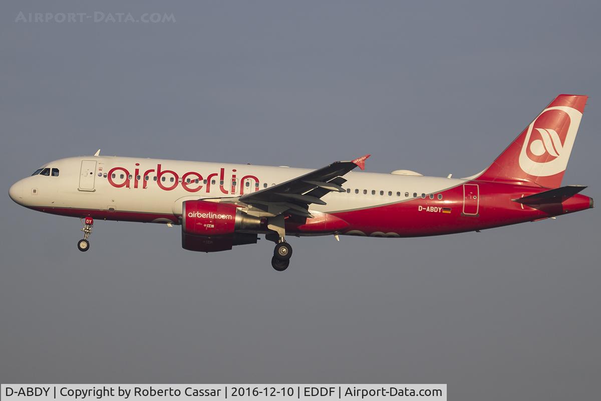 D-ABDY, 2009 Airbus A320-214 C/N 4013, Frankfurt 2016