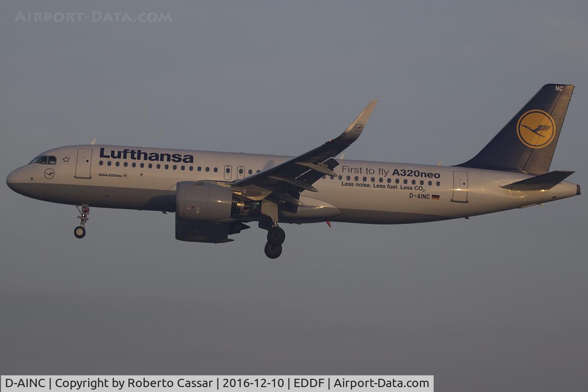 D-AINC, 2016 Airbus A320-271NEO C/N 6920, Frankfurt 2016
