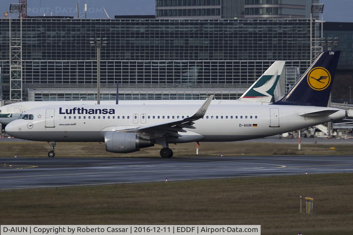 D-AIUN, 2015 Airbus A320-214 C/N 6549, Frankfurt 2016