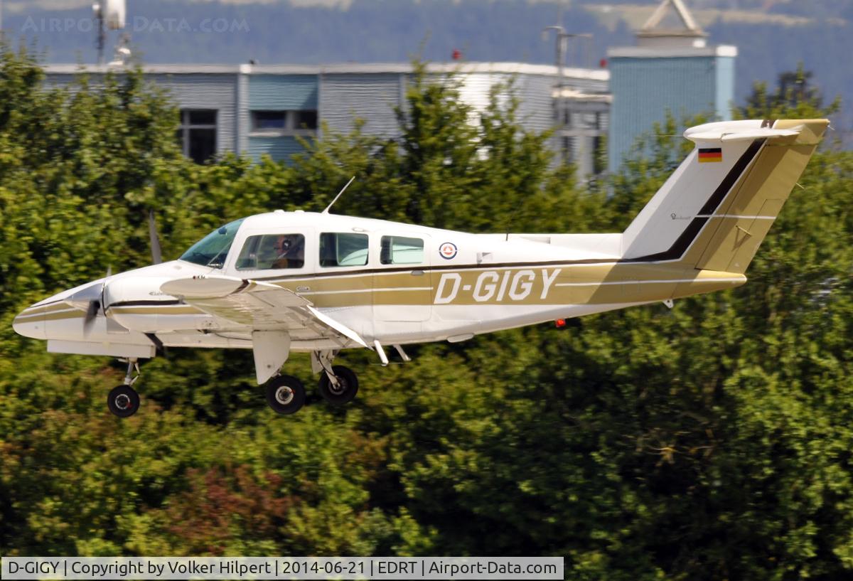 D-GIGY, Beech 76 Duchess C/N ME-80, at Trier