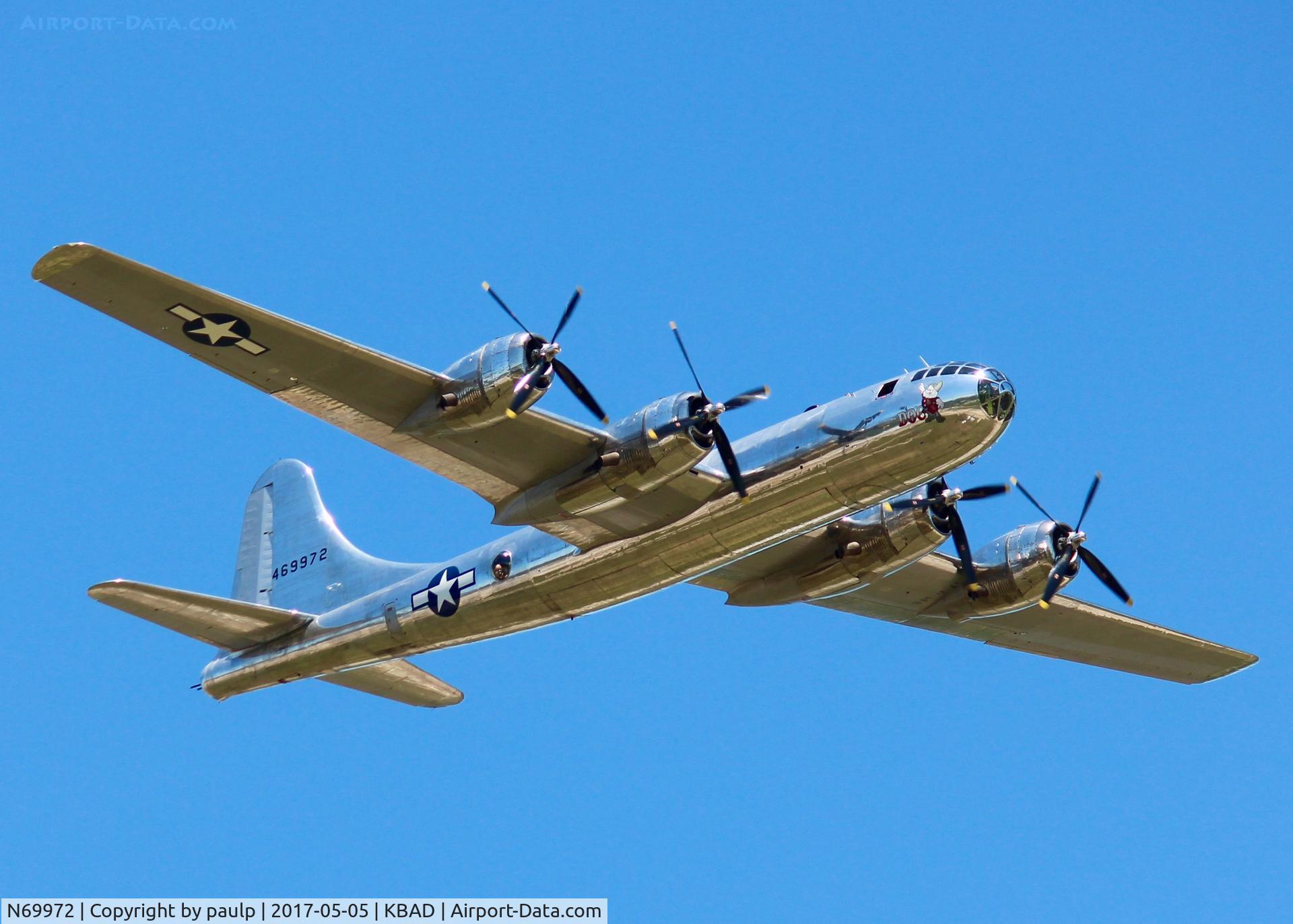 N69972, 1944 Boeing TB-29 (B-29-70-BW) Superfortress C/N 10804, At Barksdale Air Force Base.