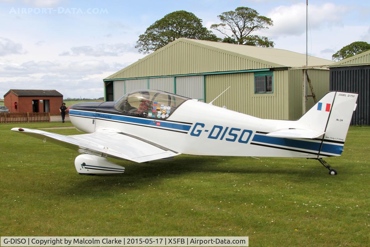 G-DISO, 1963 SAN Jodel D-150 Mascaret C/N 24, SAN Jodel D-150 Mascaret at Fishburn Airfield UK. May 17th 2015.