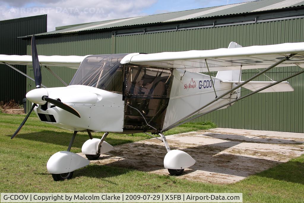 G-CDOV, 2005 Best Off Skyranger 912(2) C/N BMAA/HB/459, Best Off Skyranger 912(2) at Fishburn Airfield UK. July 29th 2009.
