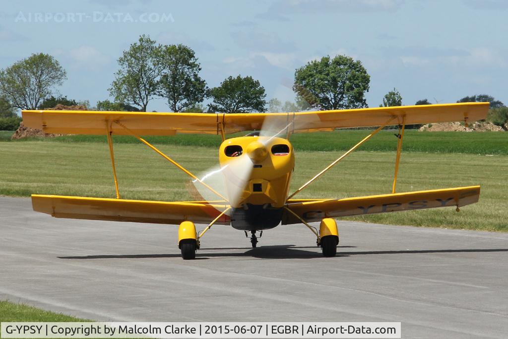 G-YPSY, 1988 Andreasson BA-4B C/N PFA 038-10352, Andreasson BA-4B at Breighton Airfield's Radial Fly-In. June 7th 2015.