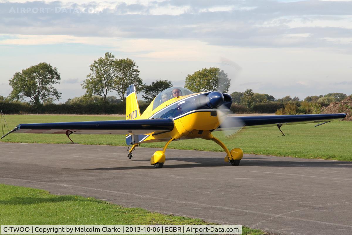 G-TWOO, 1996 Extra EA-300/200 C/N 05, Extra EA-300-200 at Breighton Airfield's Pre-Hibernation Fly-In,  October 6th 2013.