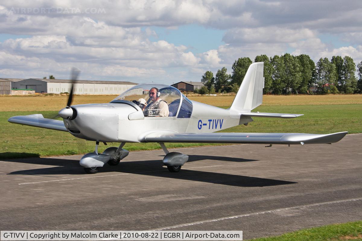 G-TIVV, 2005 Aerotechnik EV-97 Eurostar C/N PFA 315-14435, Aerotechnik EV-97 Eurostar at Brighton Airfield's Summer Madness All Comers Fly-In. August 22nd 2010.
