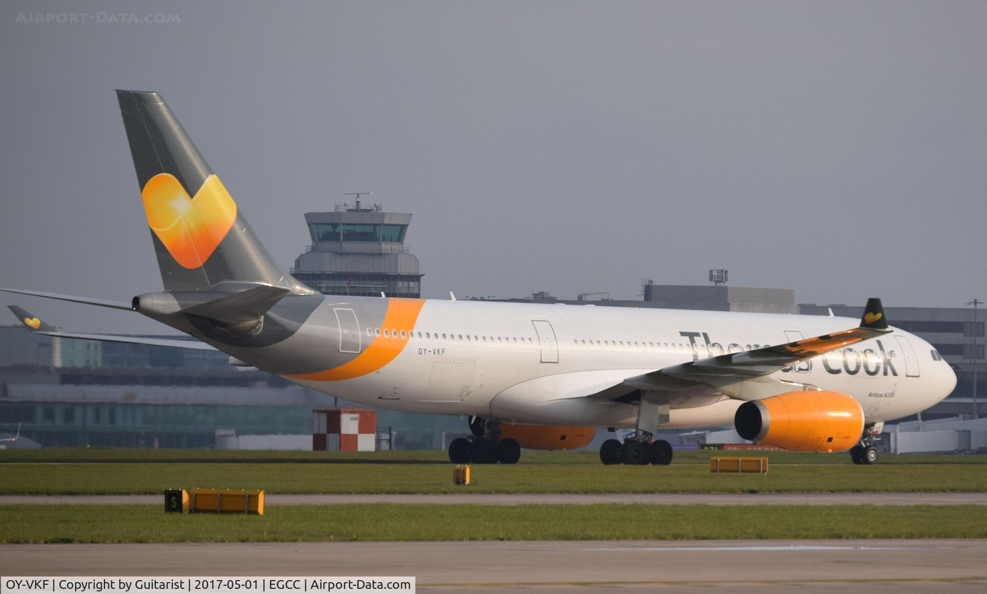 OY-VKF, 1999 Airbus A330-243 C/N 309, At Manchester