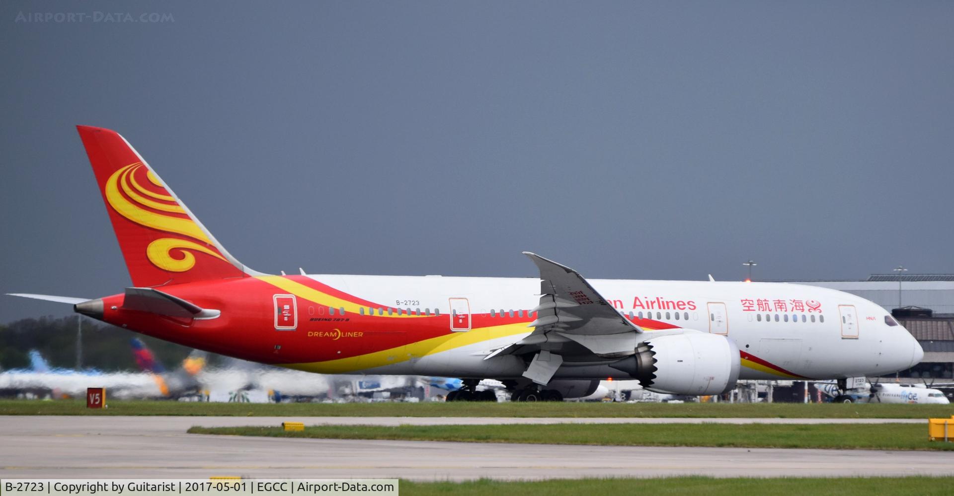 B-2723, 2013 Boeing 787-8 Dreamliner C/N 34944, At Manchester