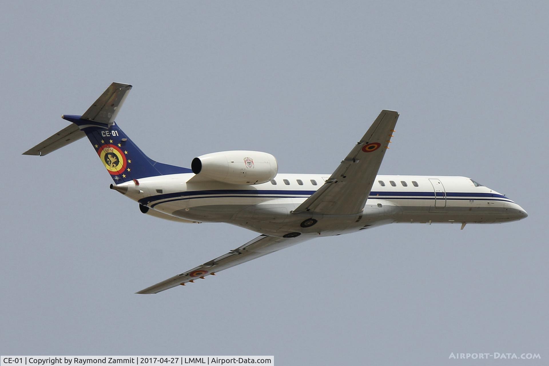CE-01, 2001 Embraer ERJ-135LR (EMB-135LR) C/N 145449, Embraer ERJ-135LR CE-01 Belgian Air Force