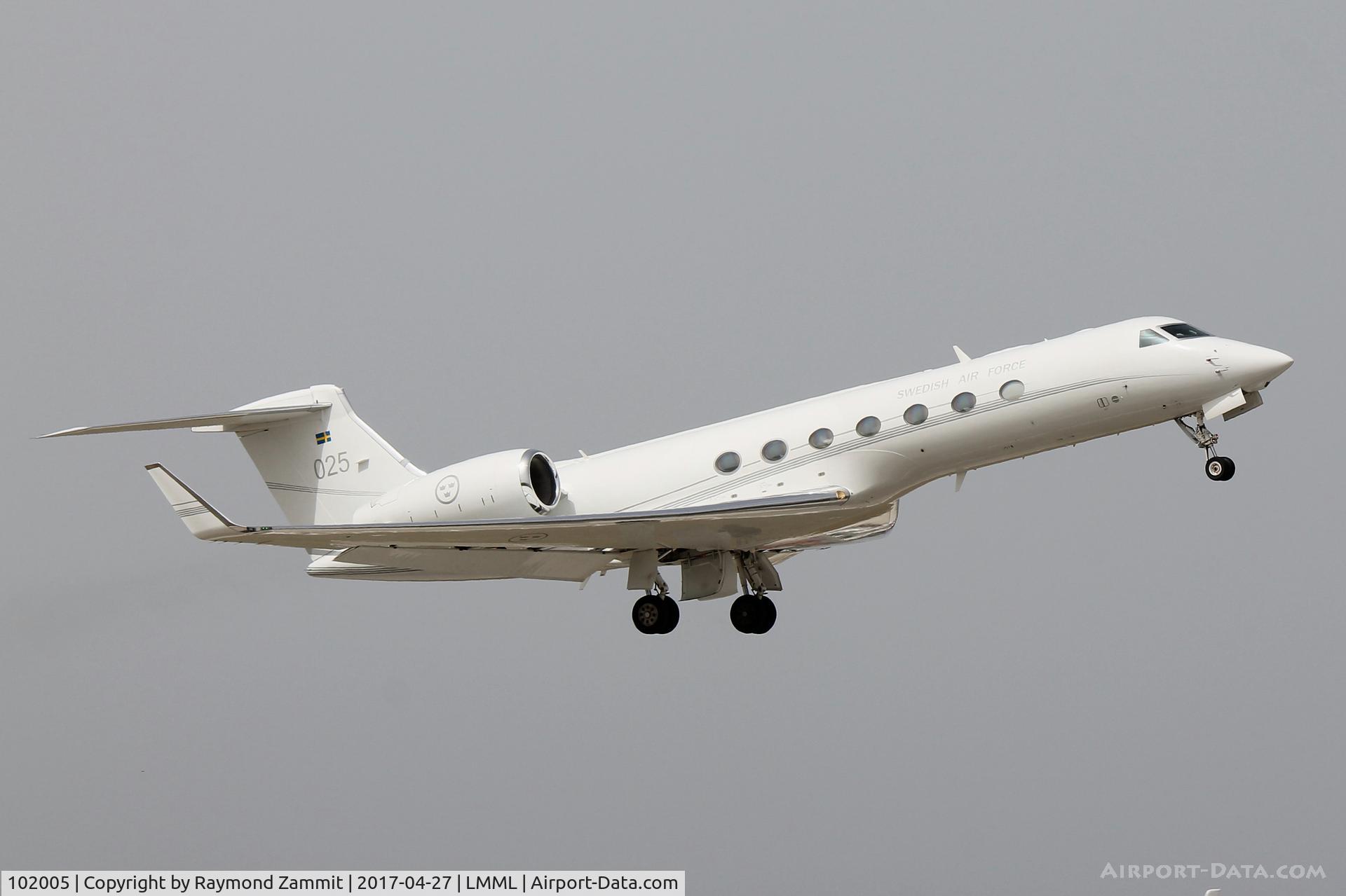 102005, 2008 Gulfstream Aerospace GV-SP (G550) C/N 5200, Gulfstream Aerospace GV 102005/025 Swedish Air Force