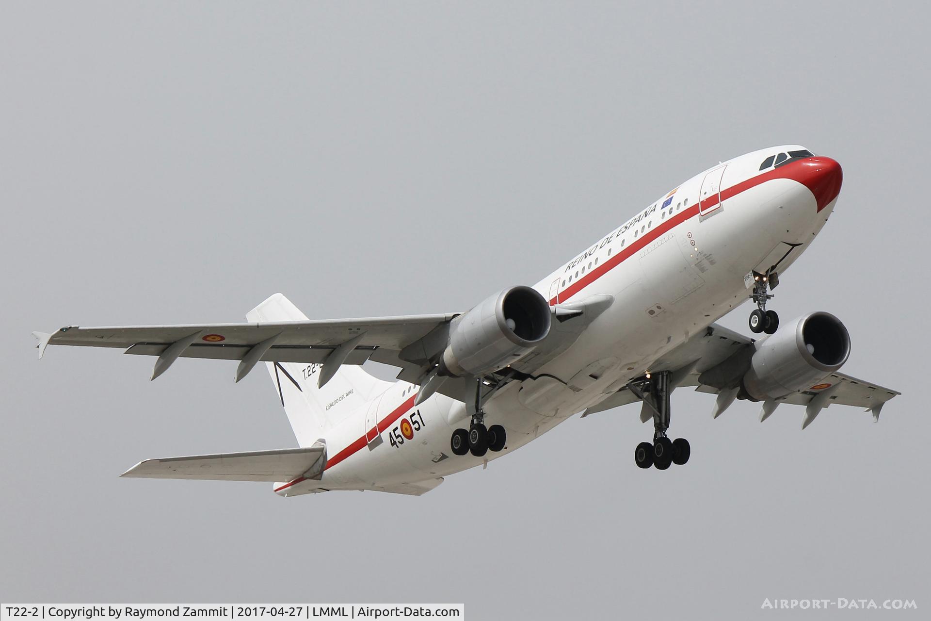 T22-2, 1990 Airbus A310-304 C/N 551, A319 T22.2/45-51 Spanish Air Force