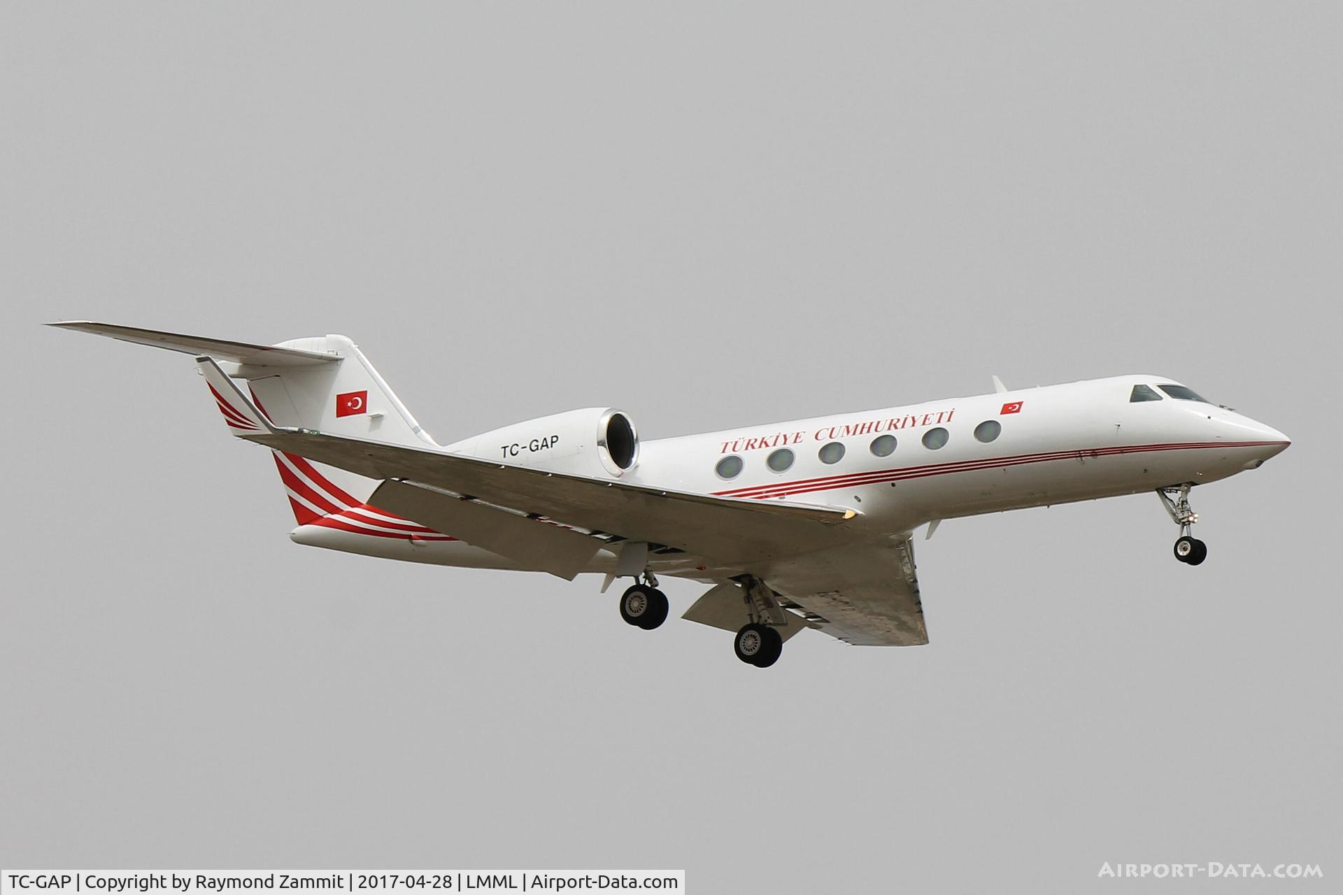 TC-GAP, 2011 Gulfstream Aerospace G-IV-X Gulfstream G450 C/N 4240, Gulfstream Aerospace IV TC-GAP Government of Turkey