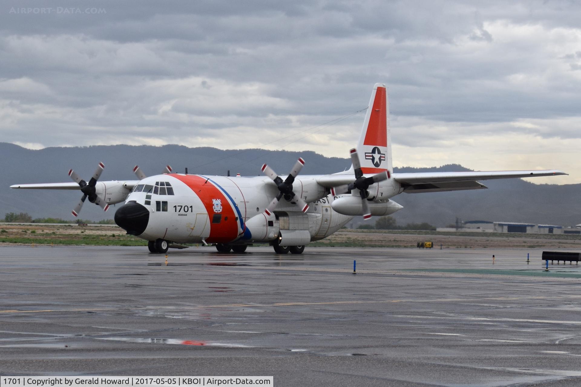 1701, 1983 Lockheed HC-130H Hercules C/N 382-4958, Taxiing on Foxtrot for RWY 10R.