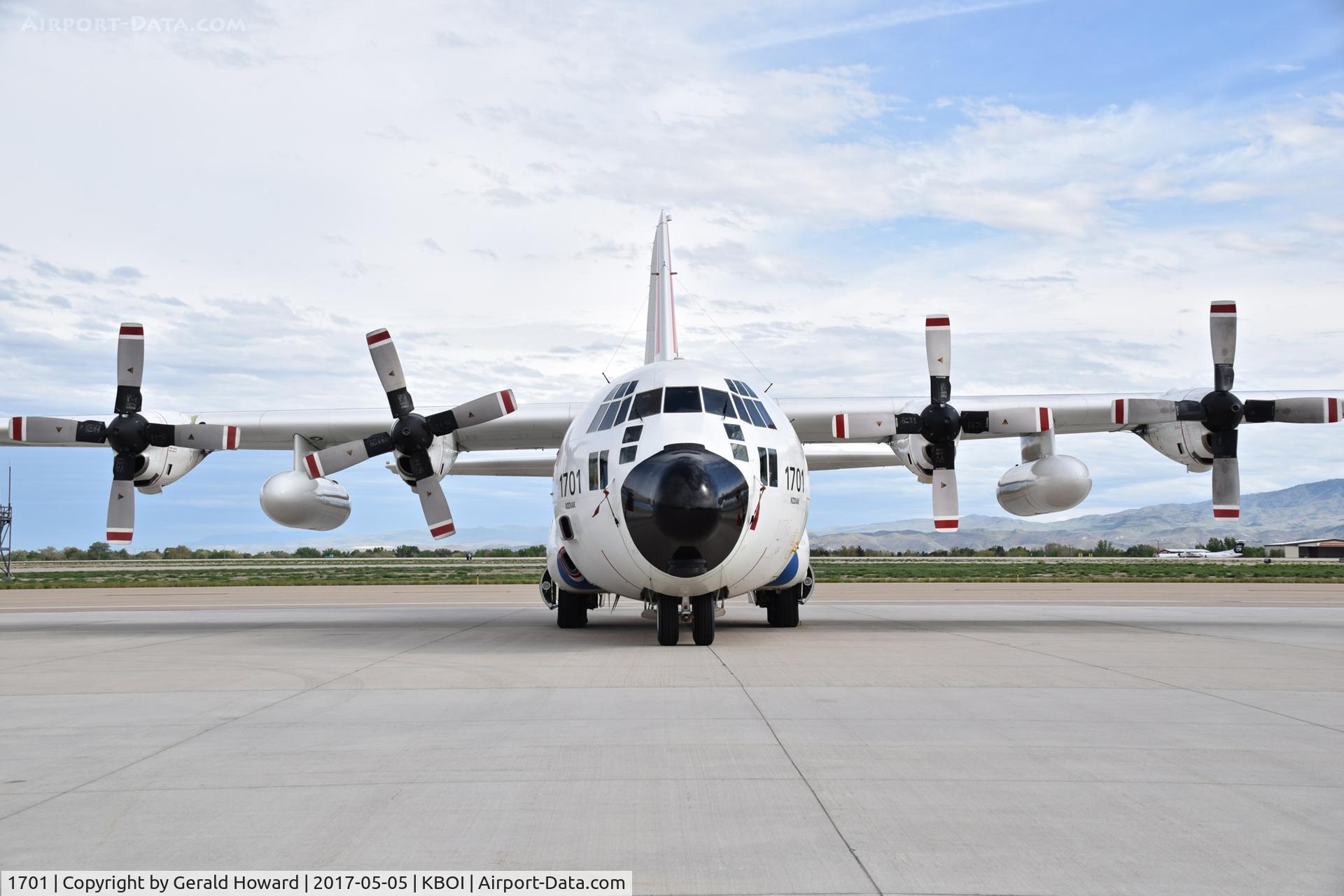 1701, 1983 Lockheed HC-130H Hercules C/N 382-4958, Parked on south GA ramp.