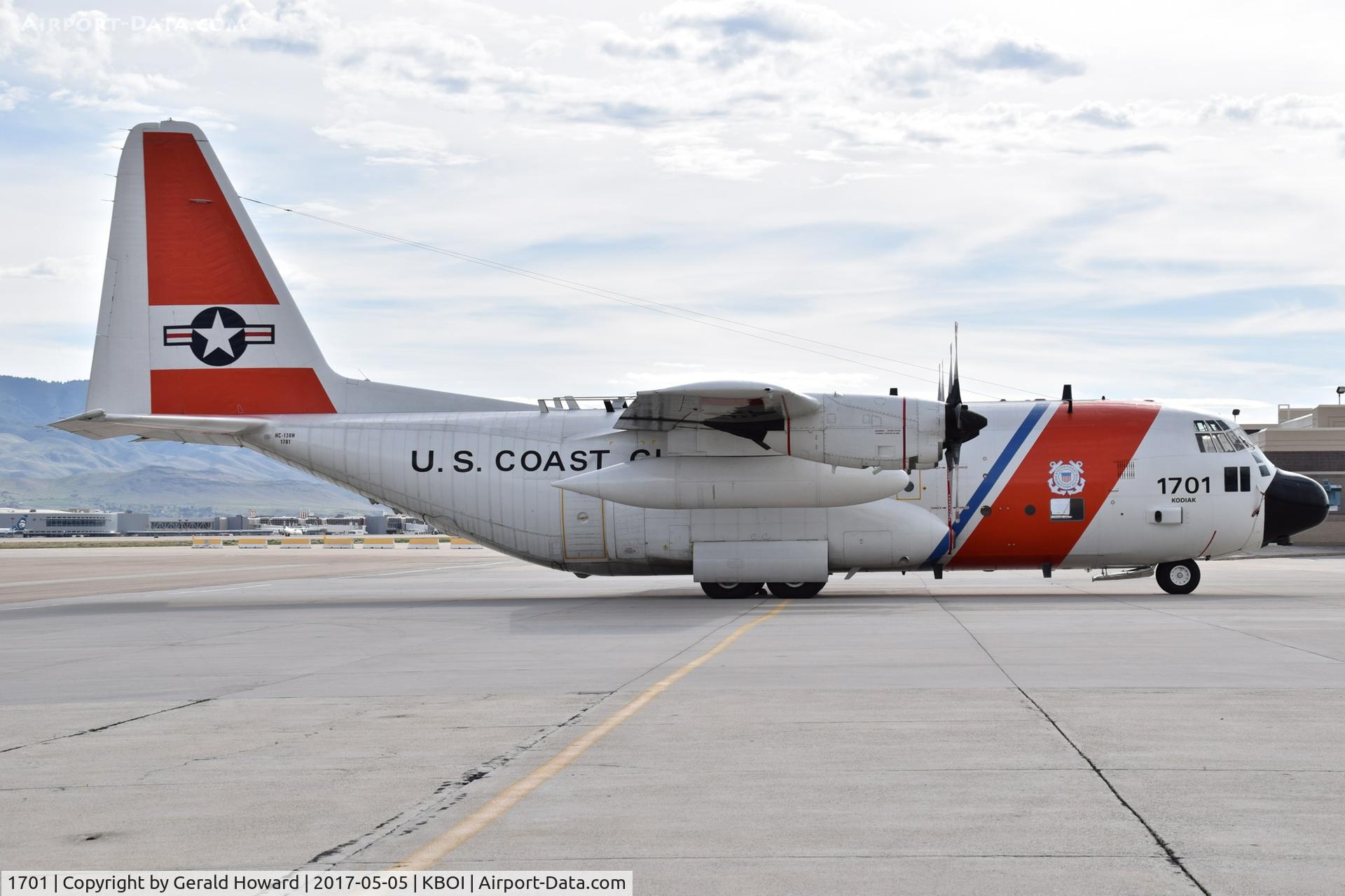 1701, 1983 Lockheed HC-130H Hercules C/N 382-4958, Parked on the south GA ramp.