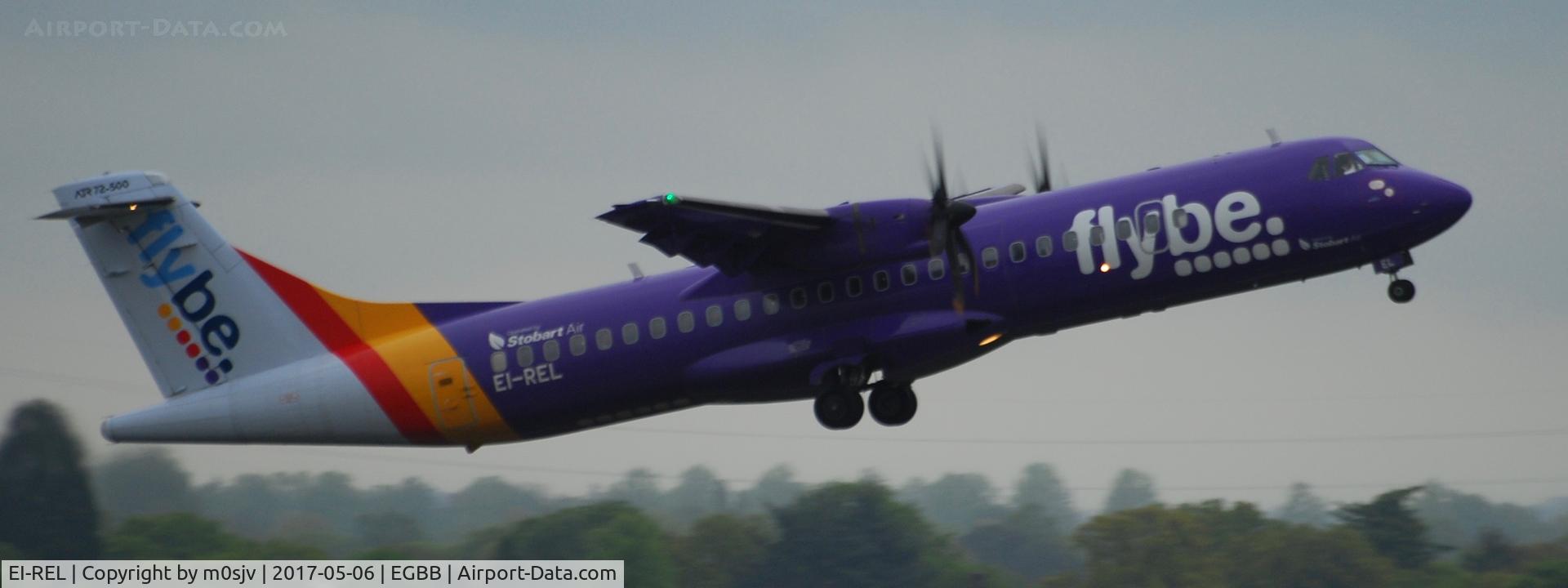 EI-REL, 2007 ATR 72-212A C/N 748, At BHX from the Car Park