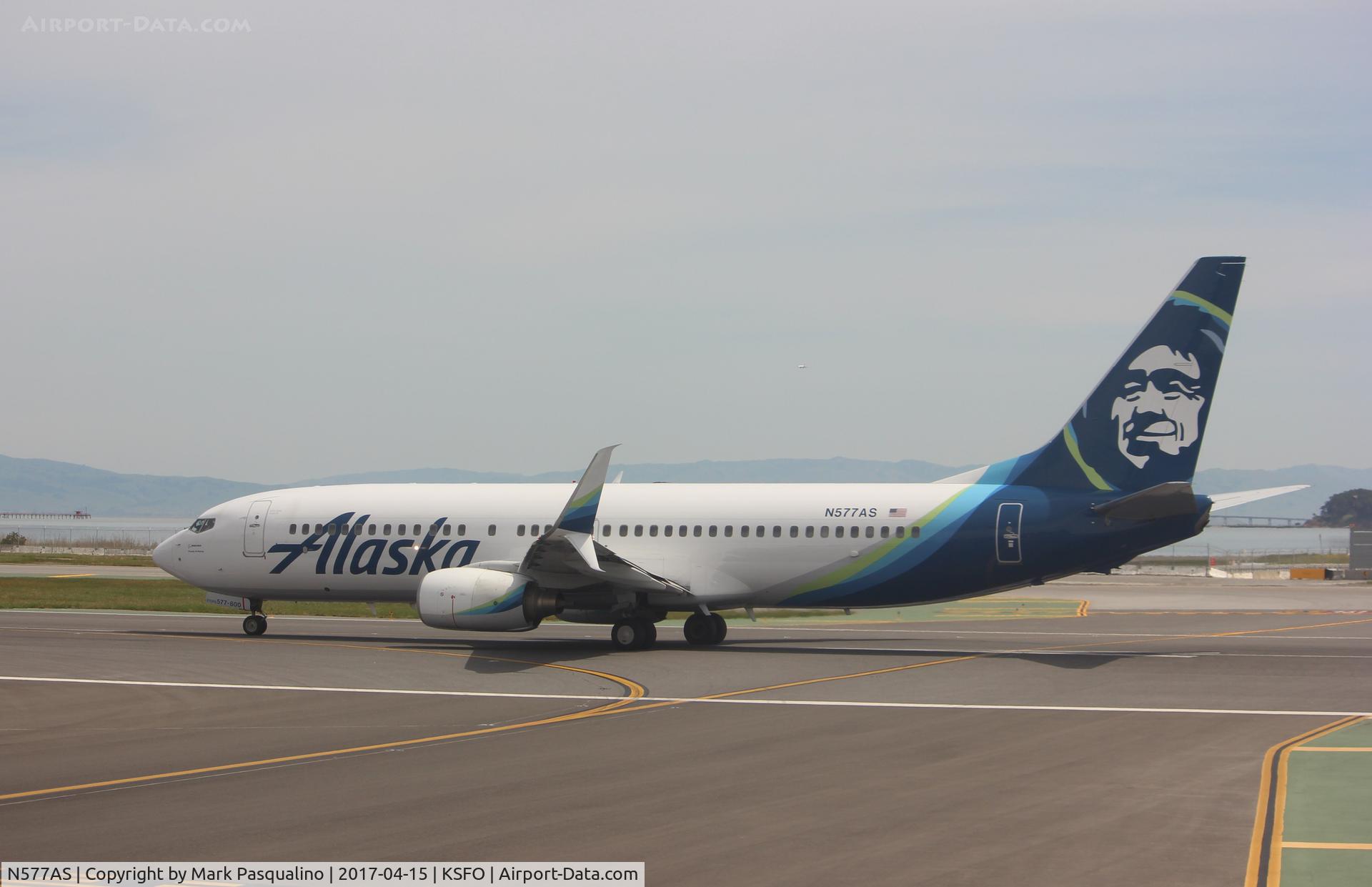 N577AS, 2007 Boeing 737-890 C/N 35186, Boeing 737-800