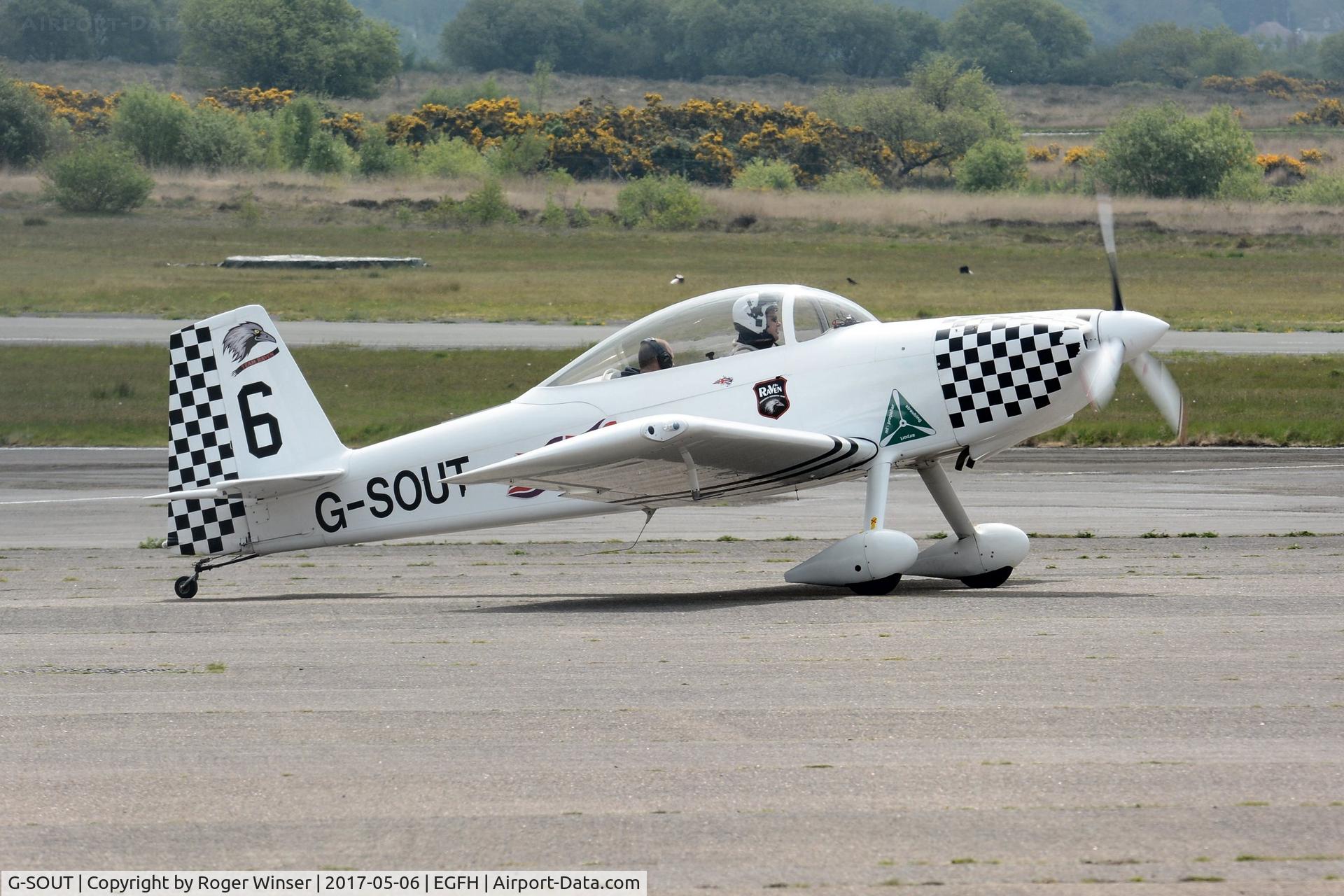 G-SOUT, 2006 Vans RV-8 C/N PFA 303-13295, Visiting RV-8, Raven 6 in Team Raven.