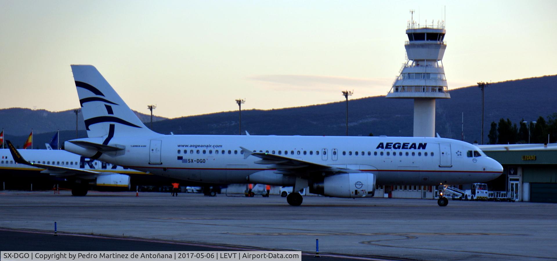 SX-DGO, 2008 Airbus A320-232 C/N 3519, El Prat  -  Barcelona  -  España