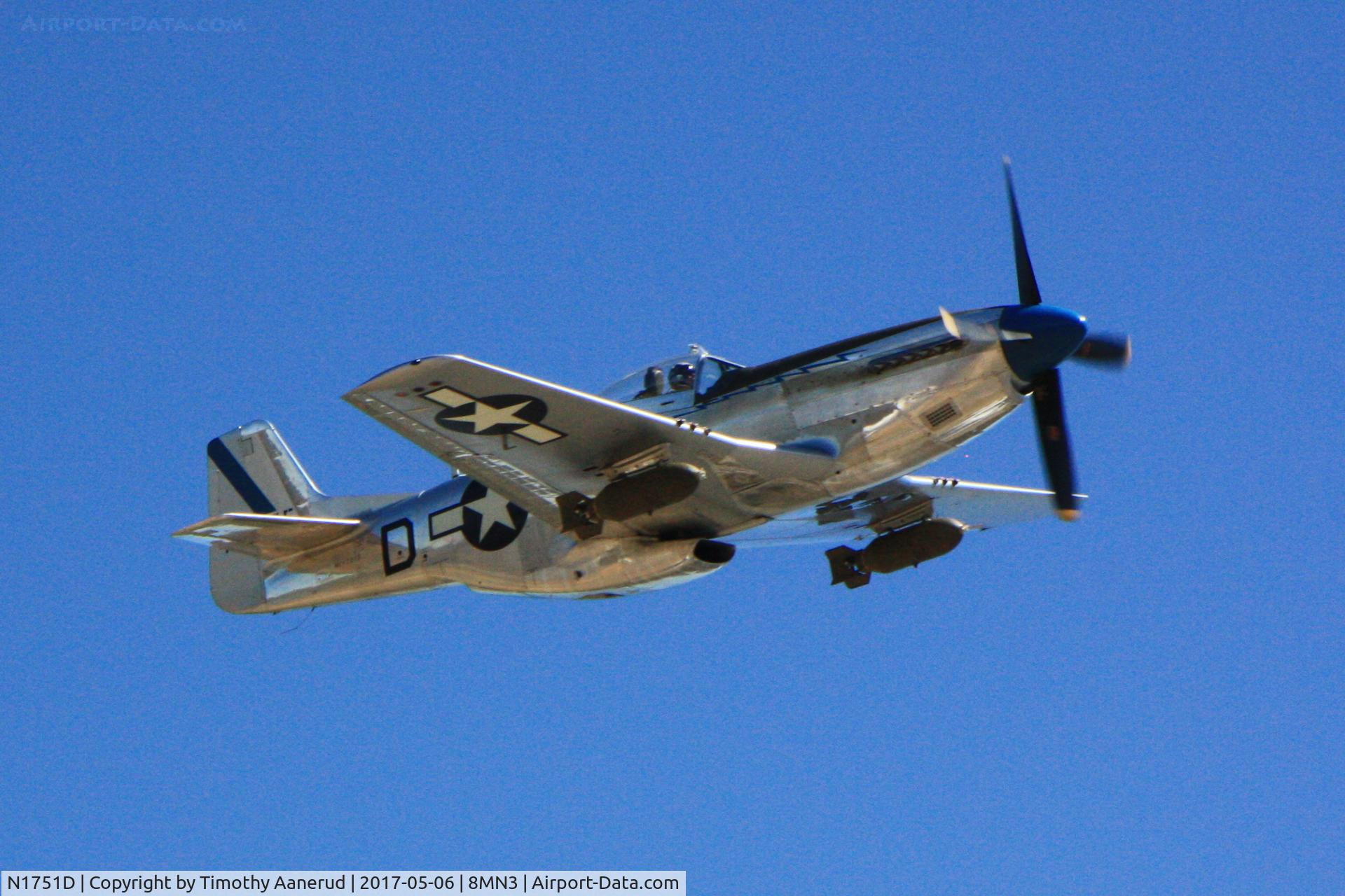 N1751D, 1944 North American P-51D Mustang C/N 122-31401 (44-63675), N1751D (Sierra Sue II), 1944 North American P-51D Mustang, c/n: 122-31401 (44-63675)