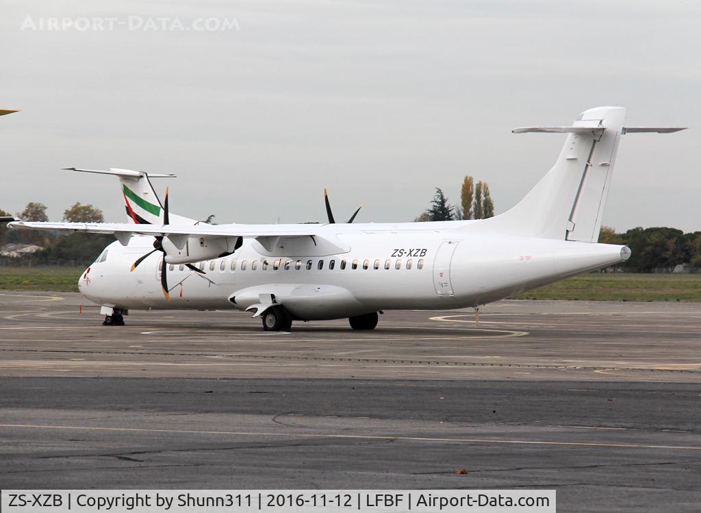 ZS-XZB, 2006 ATR 72-212A C/N 731, Parked @ LFBF in all white c/s without titles... Ex. F-OIQO with Air Tahiti