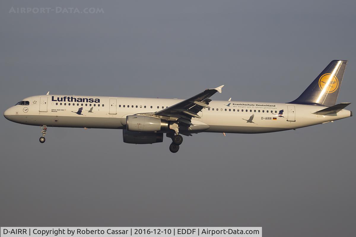 D-AIRR, 1995 Airbus A321-131 C/N 0567, Frankfurt 2016