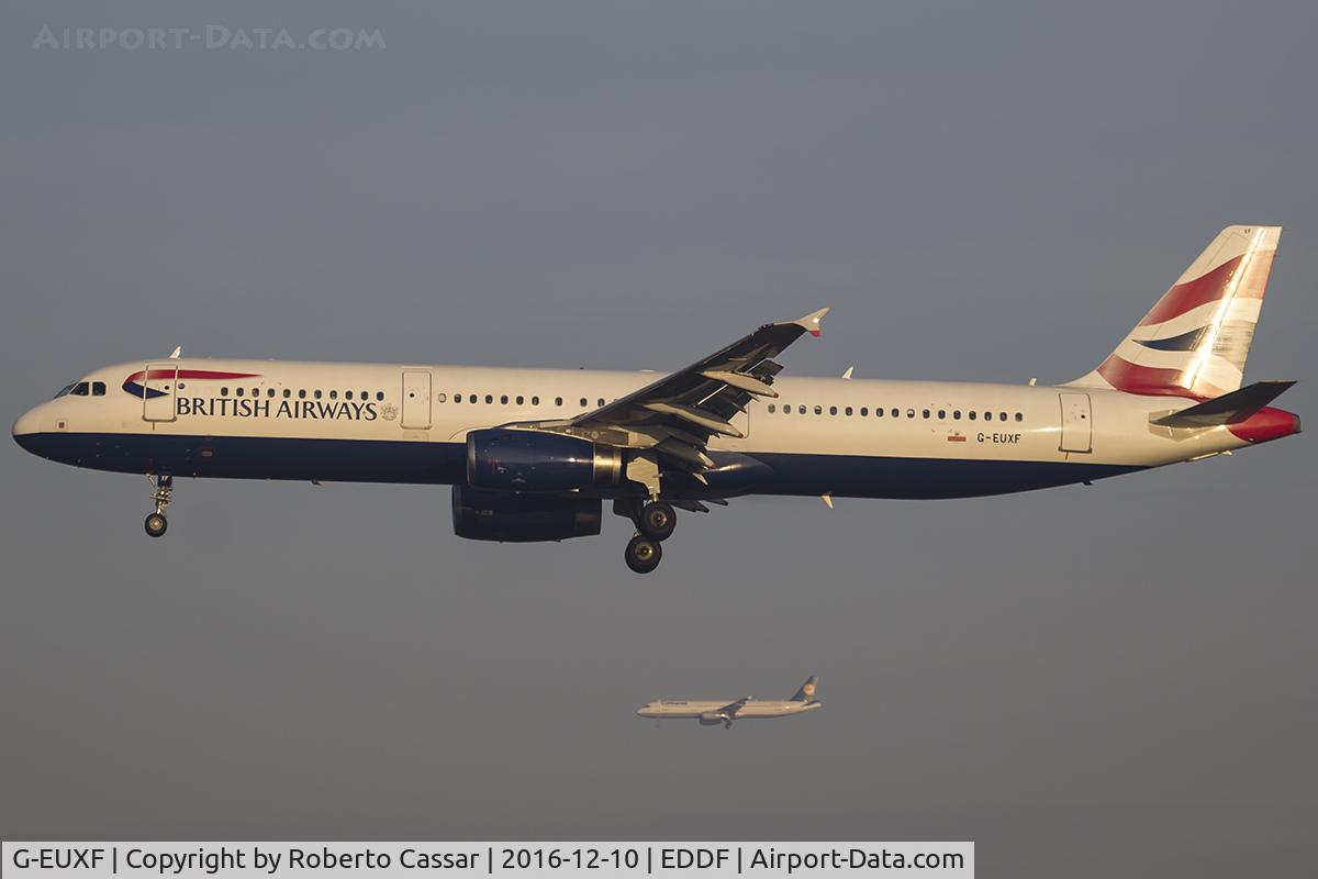 G-EUXF, 2004 Airbus A321-231 C/N 2324, Frankfurt 2016