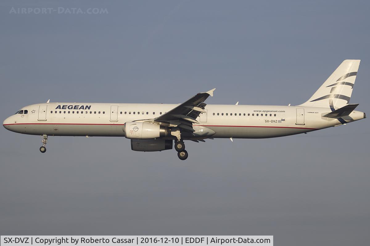 SX-DVZ, 2009 Airbus A321-231 C/N 3820, Frankfurt 2016
