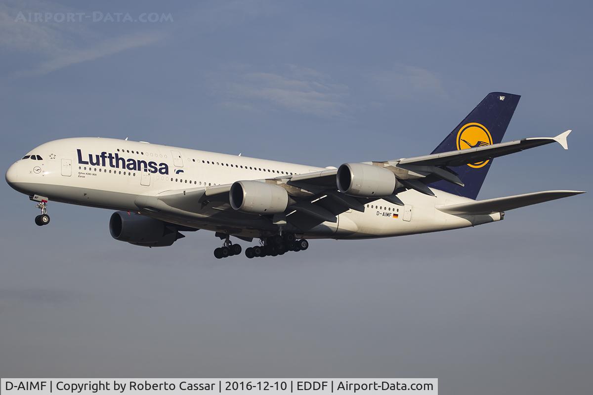 D-AIMF, 2011 Airbus A380-841 C/N 066, Frankfurt 2016