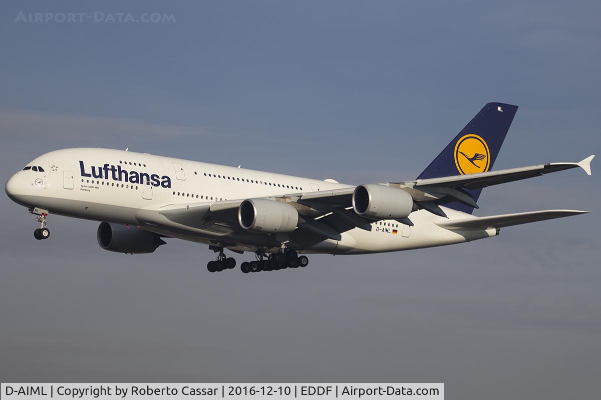 D-AIML, 2013 Airbus A380-841 C/N 149, Frankfurt 2016