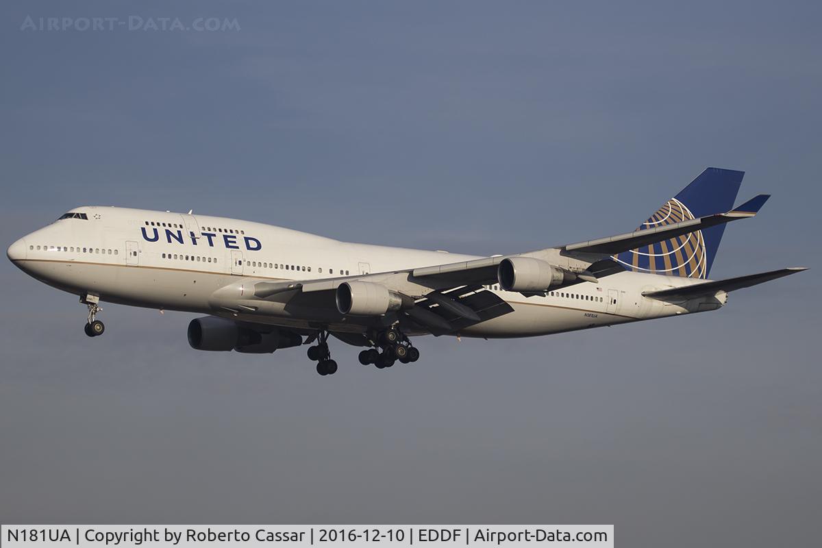 N181UA, 1991 Boeing 747-422 C/N 25278, Frankfurt 2016