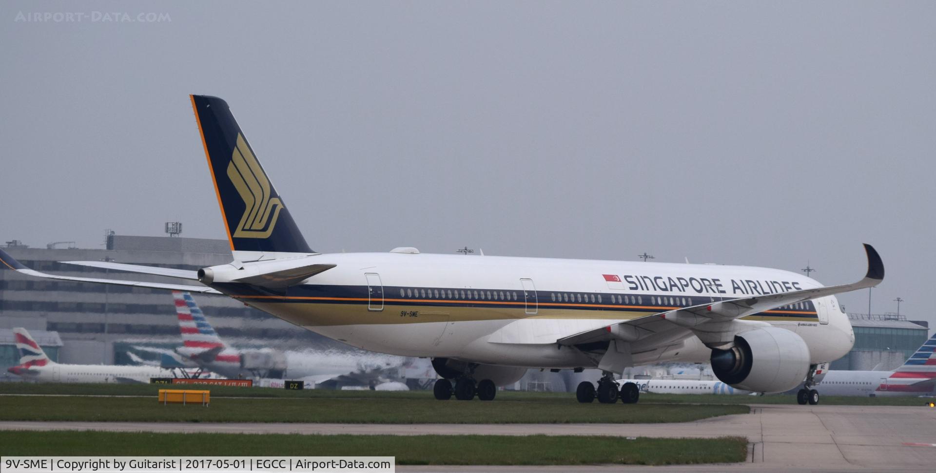 9V-SME, 2016 Airbus A350-941 C/N 041, At Manchester