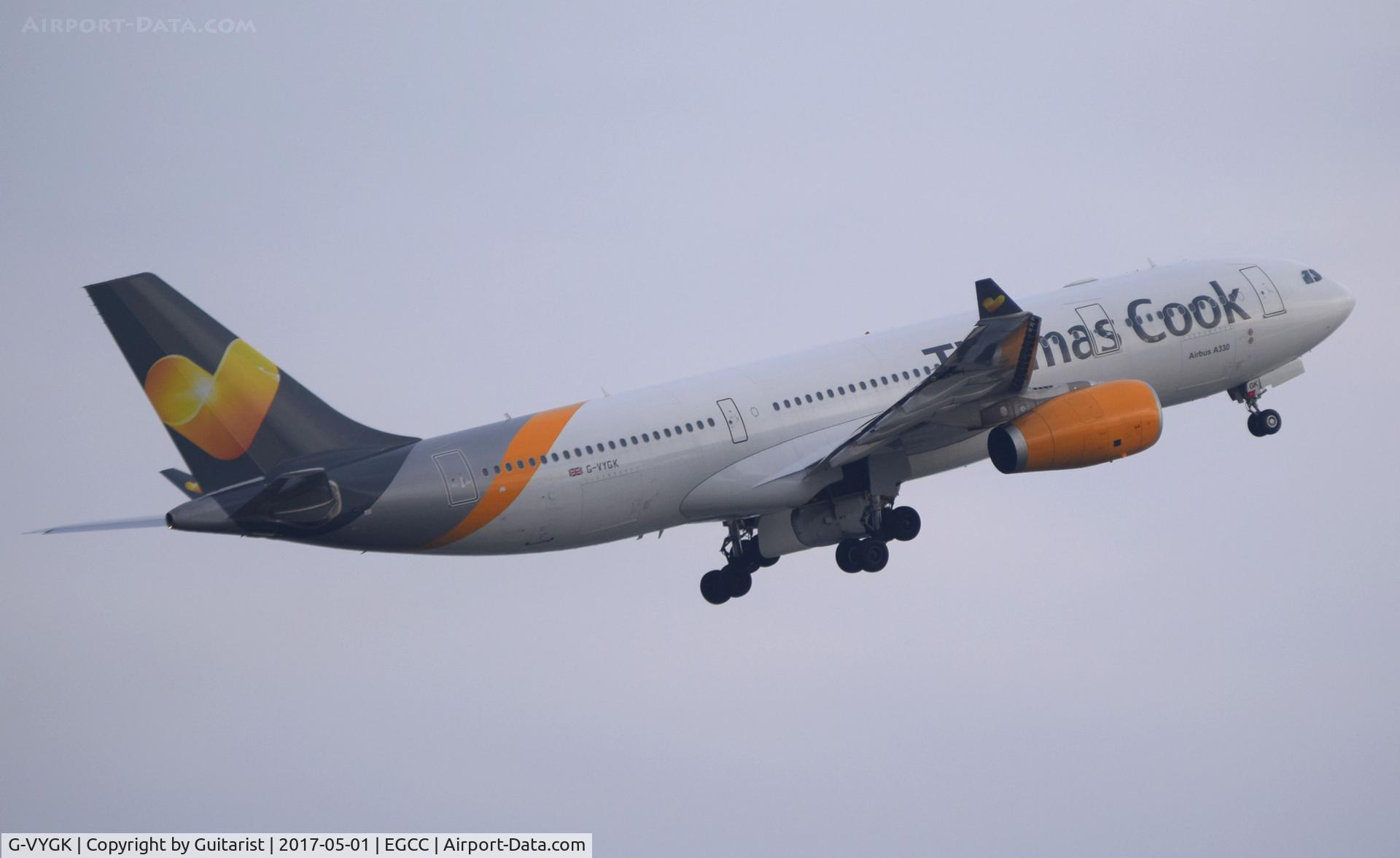 G-VYGK, 2014 Airbus A330-243 C/N 1498, At Manchester