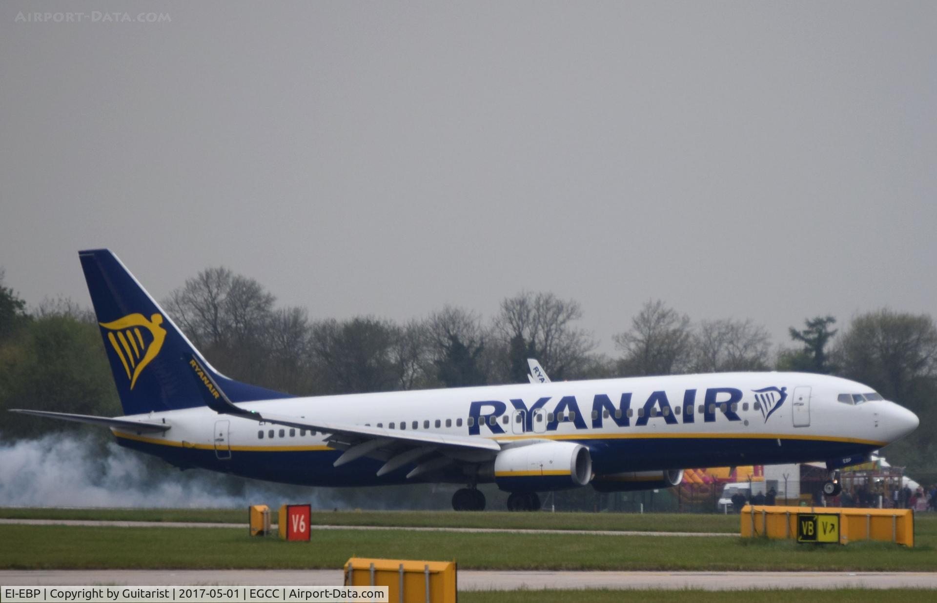 EI-EBP, 2009 Boeing 737-8AS C/N 37531, At Manchester