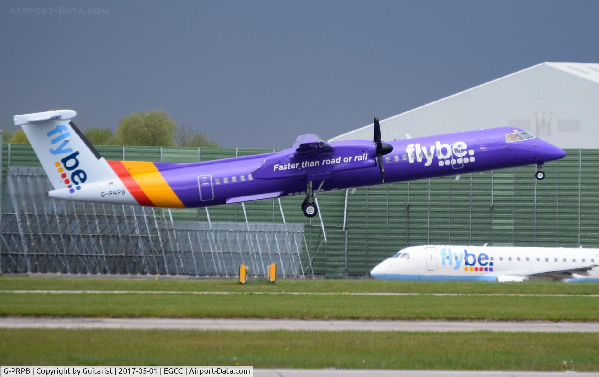 G-PRPB, 2010 Bombardier DHC-8-402 Dash 8 C/N 4333, At Manchester