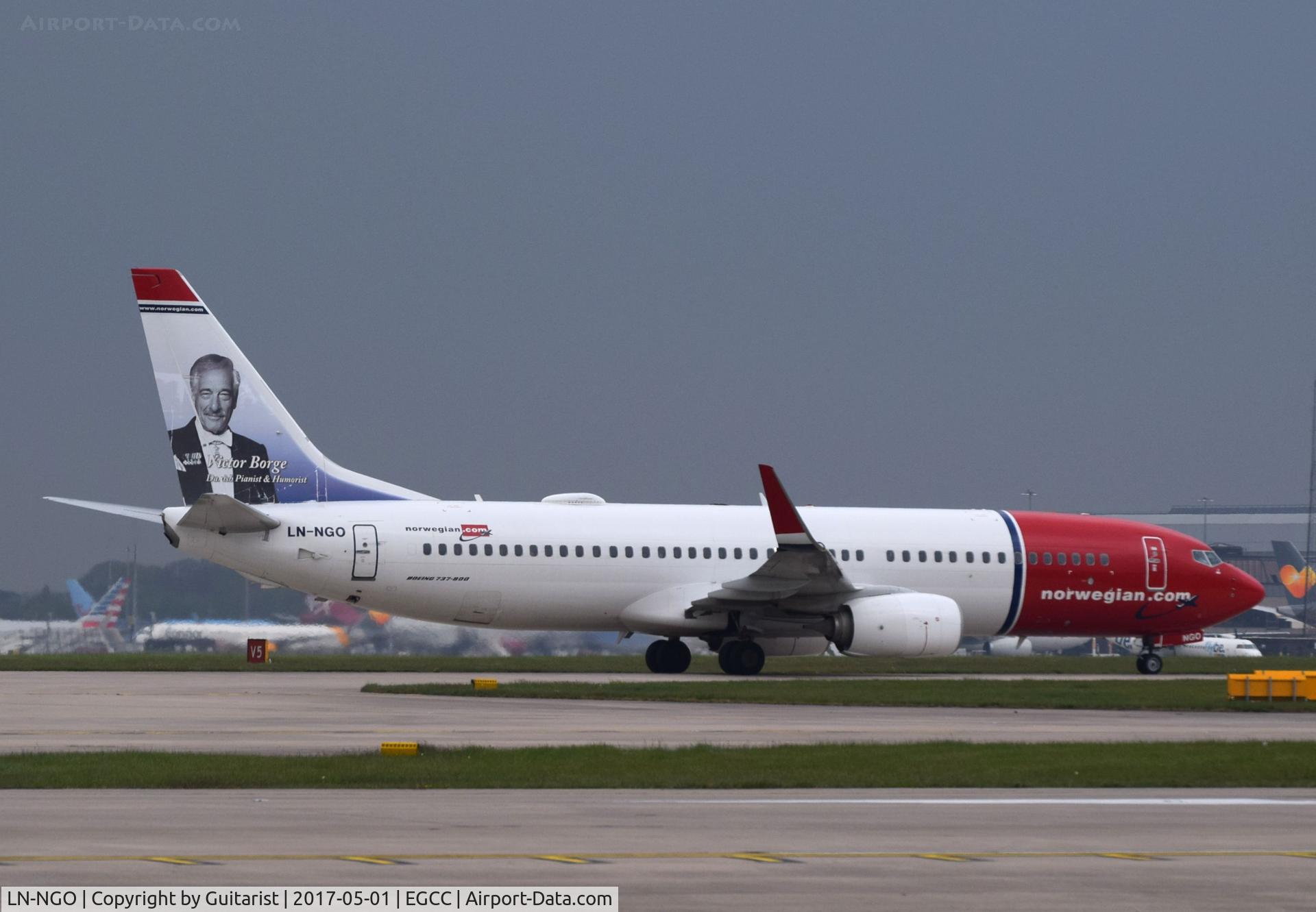 LN-NGO, 2013 Boeing 737-8JP C/N 39026, At Manchester