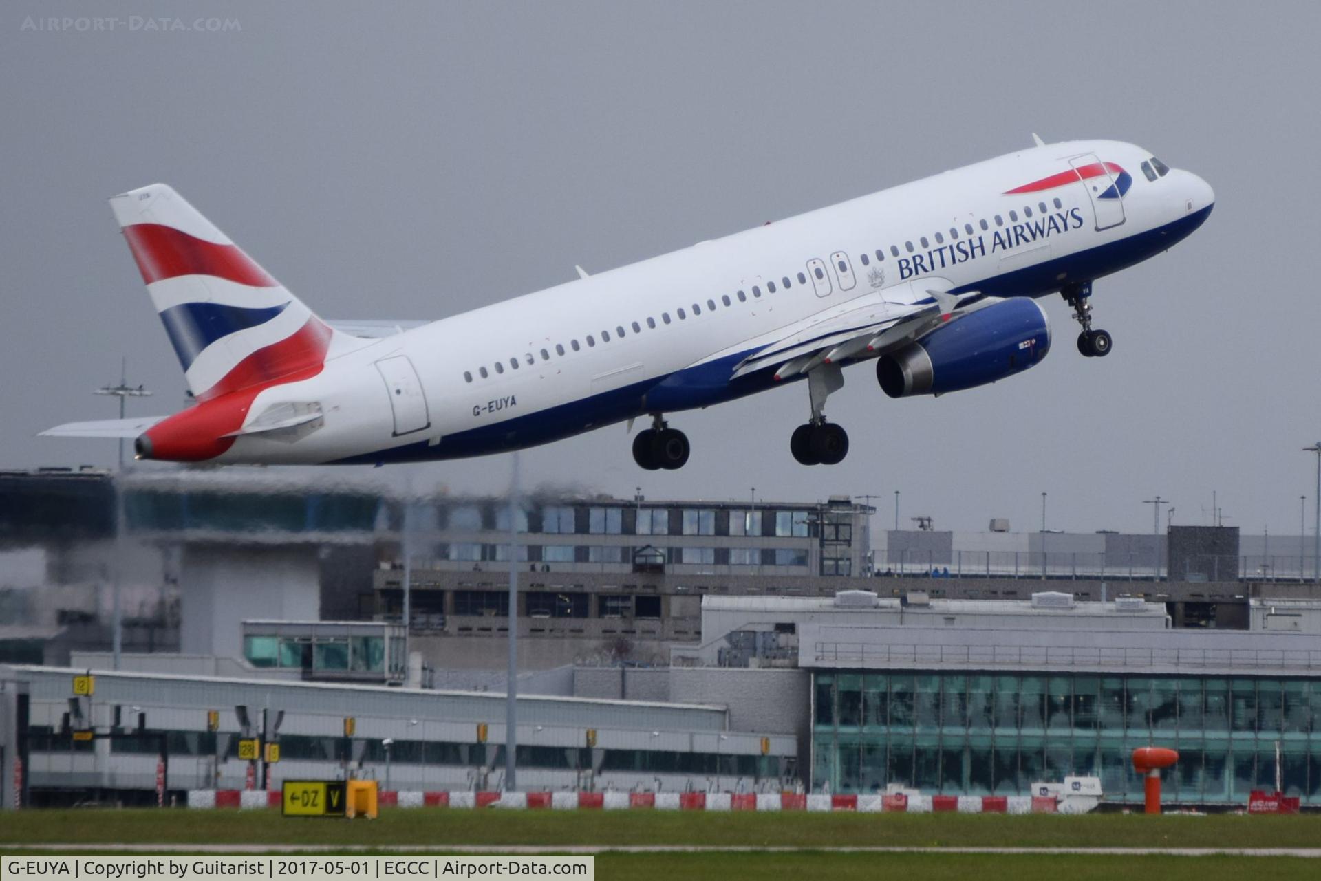 G-EUYA, 2008 Airbus A320-232 C/N 3697, At Manchester