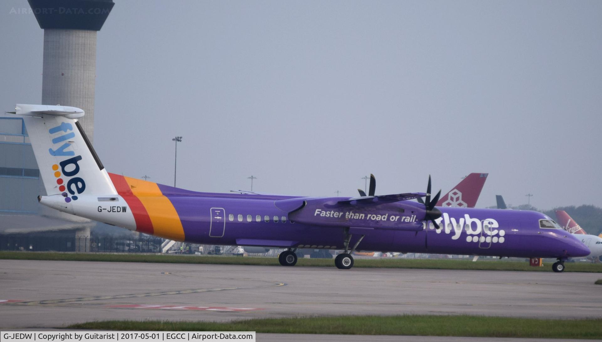 G-JEDW, 2004 De Havilland Canada DHC-8-402Q Dash 8 C/N 4093, At Manchester