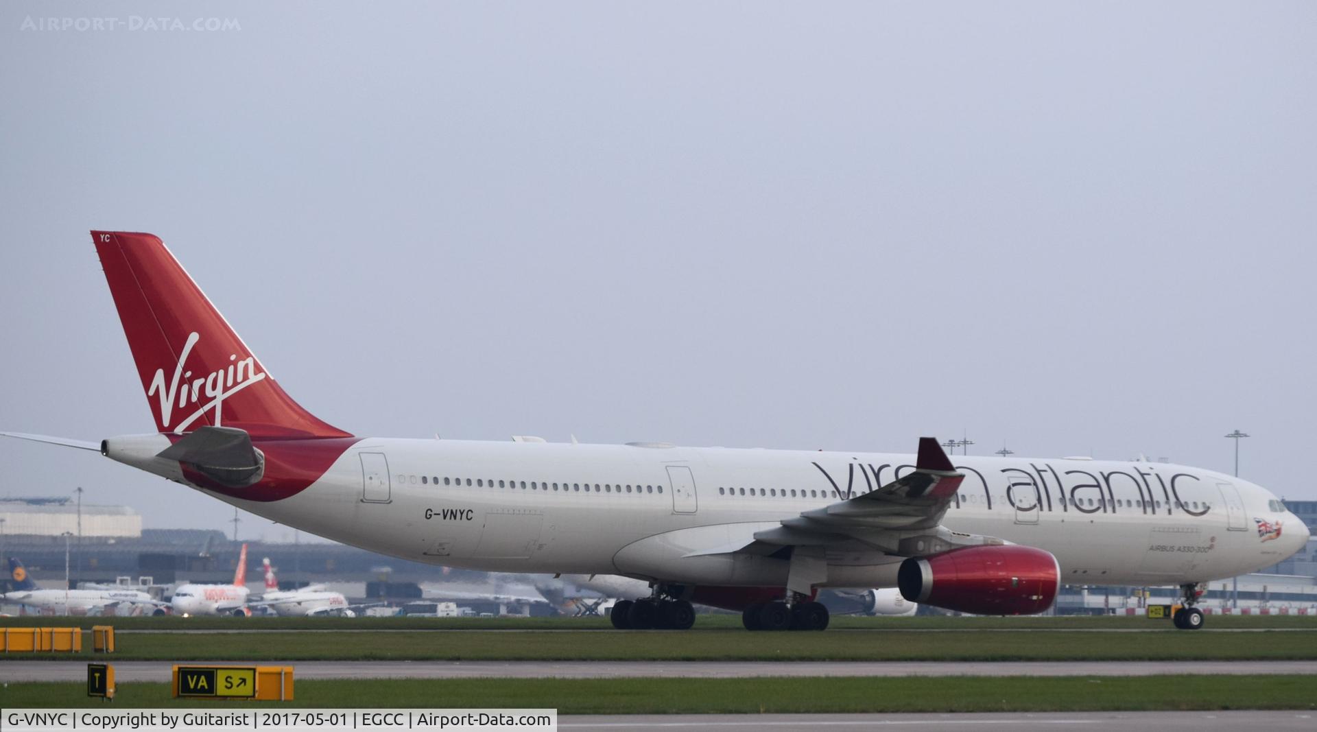 G-VNYC, 2012 Airbus A330-343X C/N 1315, At Manchester