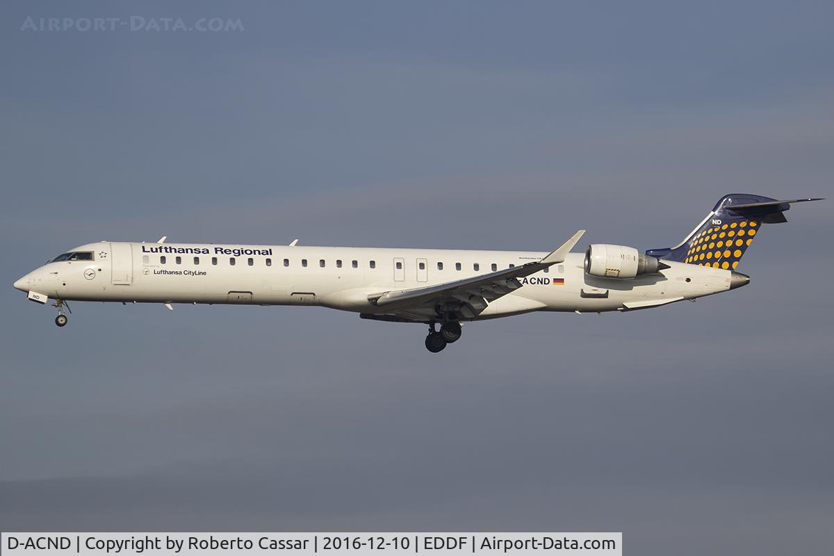 D-ACND, 2009 Bombardier CRJ-701 (CL-600-2C10) Regional Jet C/N 15238, Frankfurt 2016